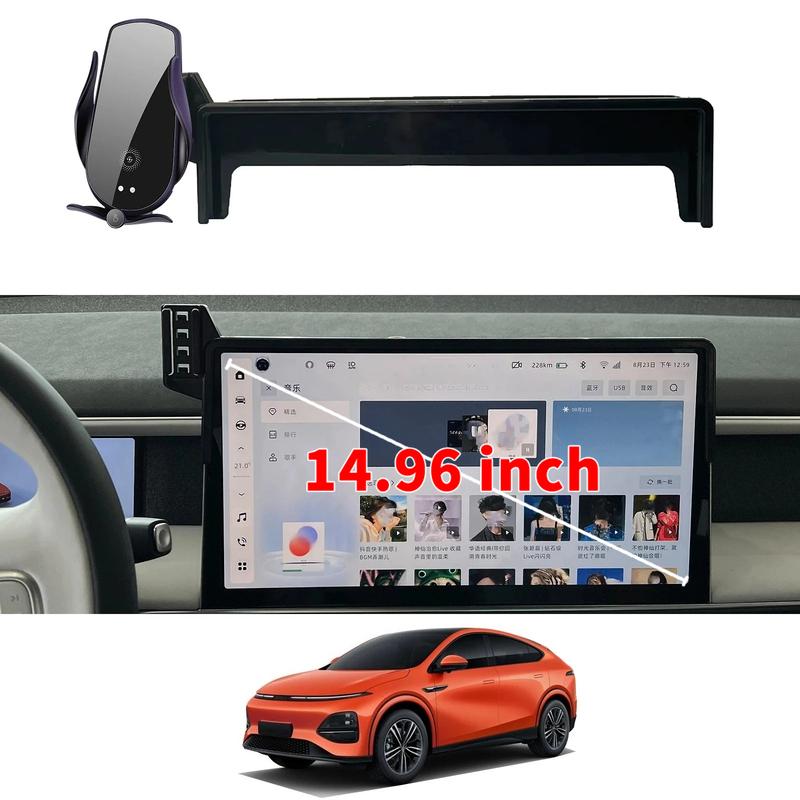 For Xpeng G6 2024 Phone Holder Screen Fixed Navigation Bracket Base Wireless Charging Accessories