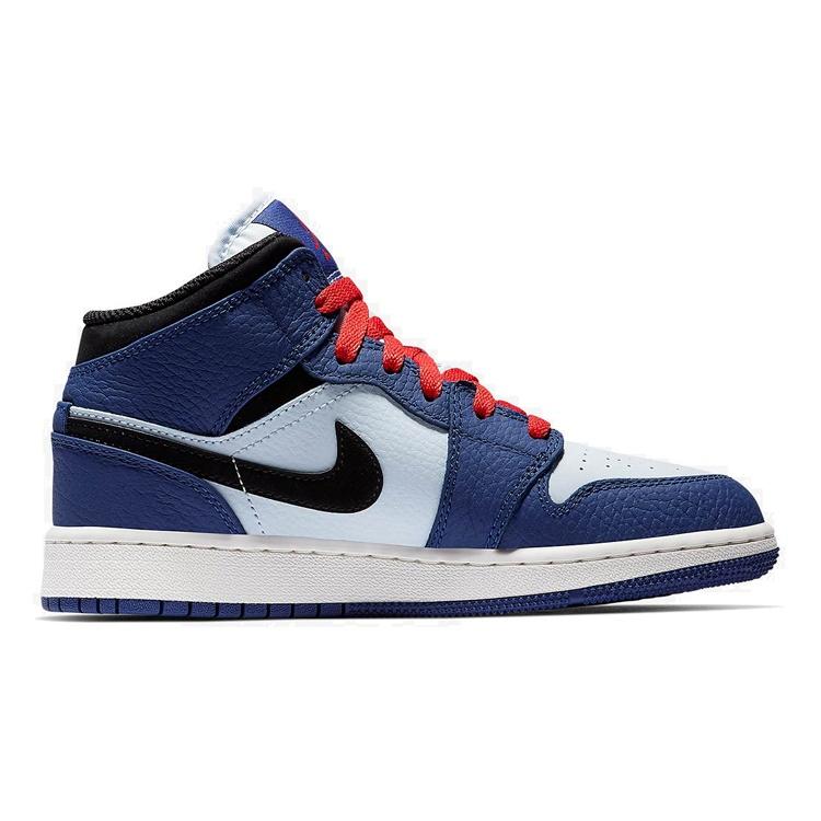 (GS) Air Jordan 1 Mid SE 'Deep Royal' Kids' BQ6931-400
