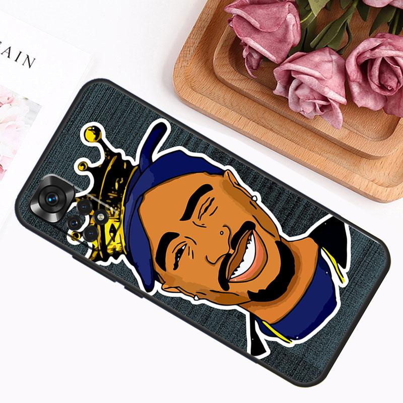 Rapper 2pac Singer Tupac Case For Xiaomi Redmi Note 14 12 11 9 10 13 Pro 9S 10S 11S 12S Redmi 13C 14C 10C 12C Cover