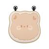 Summer car seat cushion cartoon bear rabbit ice silk car comfort seat cushion breathable and comfortable car interior seat cover