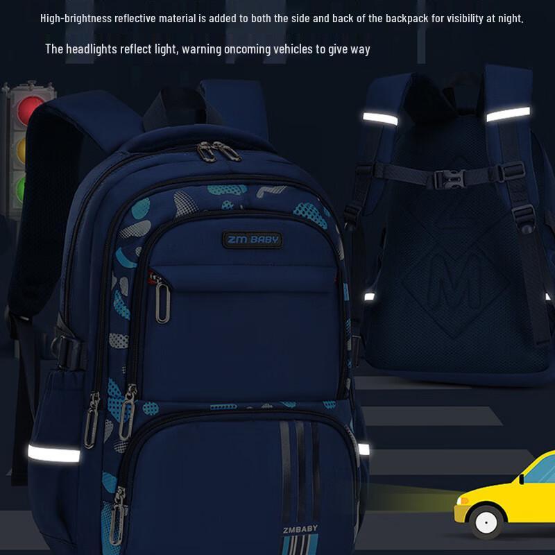 Lightweight Splash-Proof Student Backpack