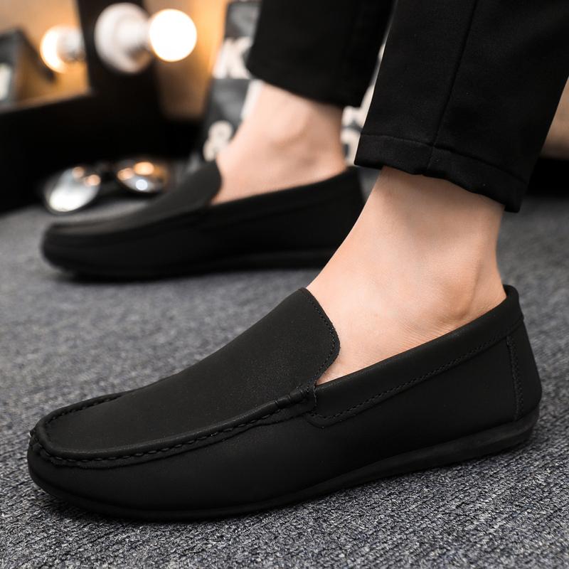 Herren Freizeit Schuhe zum Hineinschlüpfen Formelle Leder Herren Loafer Luxus Marke Business Schuhe Bequem Weich Herren Fahrerschuhe Mokassins