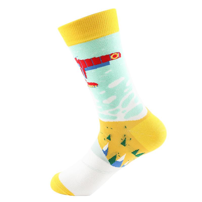Women's Autumn and Winter Personality Street Tube Cotton Socks