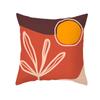 Ins Nordic Simple Abstract Morandi Pillow Cover Peach Skin Cushion Cover Office Sofa Cushion Cover