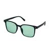 Retro Big Black Frame Brown Square Face Small Sunglasses Women'S High-End Round Face Sunglasses