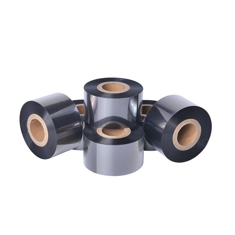 Enhanced Scratch-Resistant Matte Silver PET All-Resin Barcode Printer Ribbon