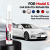 För Tesla Model S Bilrepor Färgpenna Djupa Repor Reparation Borttagning Vit Svart Röd Silver Blå Grå Repationsspray