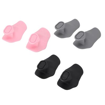 2 BUC Mânere Silicon Sală de Gimnastică Anti-Alunecare Ergonomic Mâner Antrenament pentru Ridicare Greutăți Antrenament Fitness