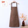 Fashion Canvas Kitchen Aprons For Woman Men Chef Work Apron For Grill Restaurant Bar Shop Cafes Beauty Nails Studios Uniform