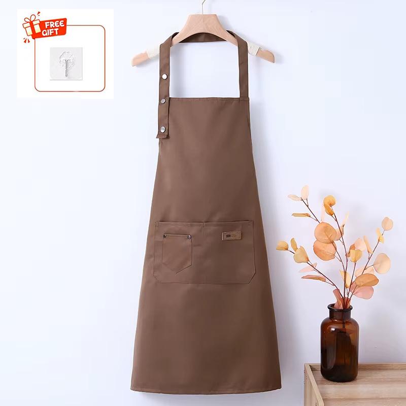 Fashion Canvas Kitchen Aprons For Woman Men Chef Work Apron For Grill Restaurant Bar Shop Cafes Beauty Nails Studios Uniform