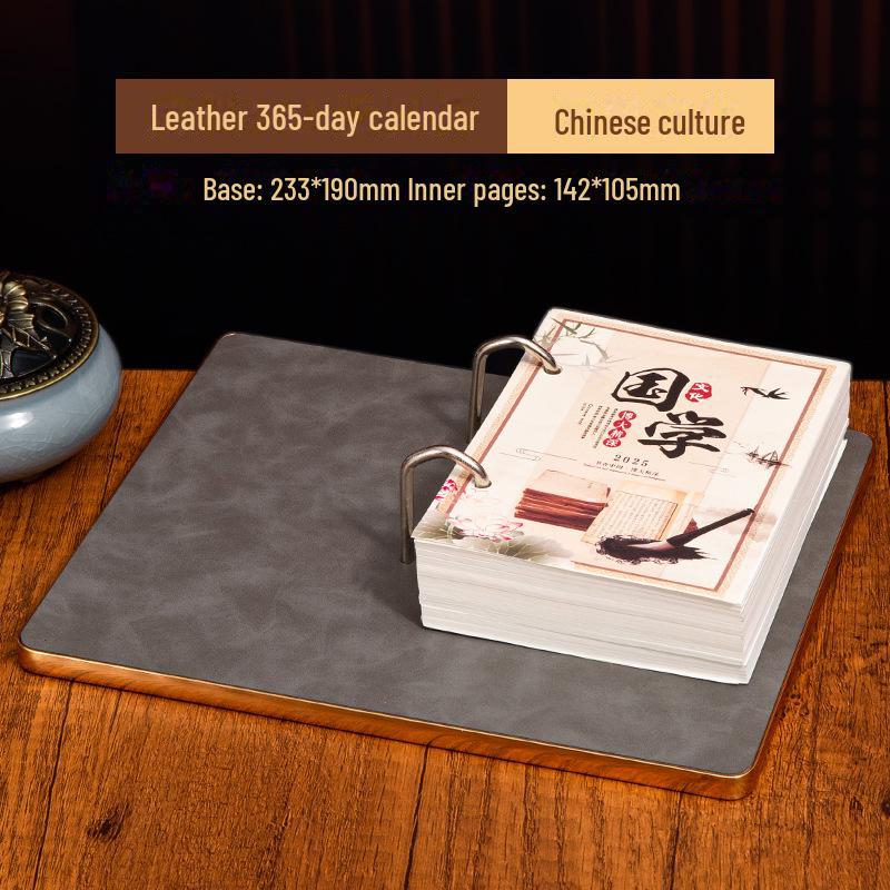 

Многофункциональный настольный еженедельный календарь в национальном стиле на 2025 год