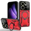 For Realme C55 Luxury Bracket Shockproof Armor Case For Realme C53 C55 C75 Silicone Bumper Hard PC Cover Coque For Realme C75 4G
