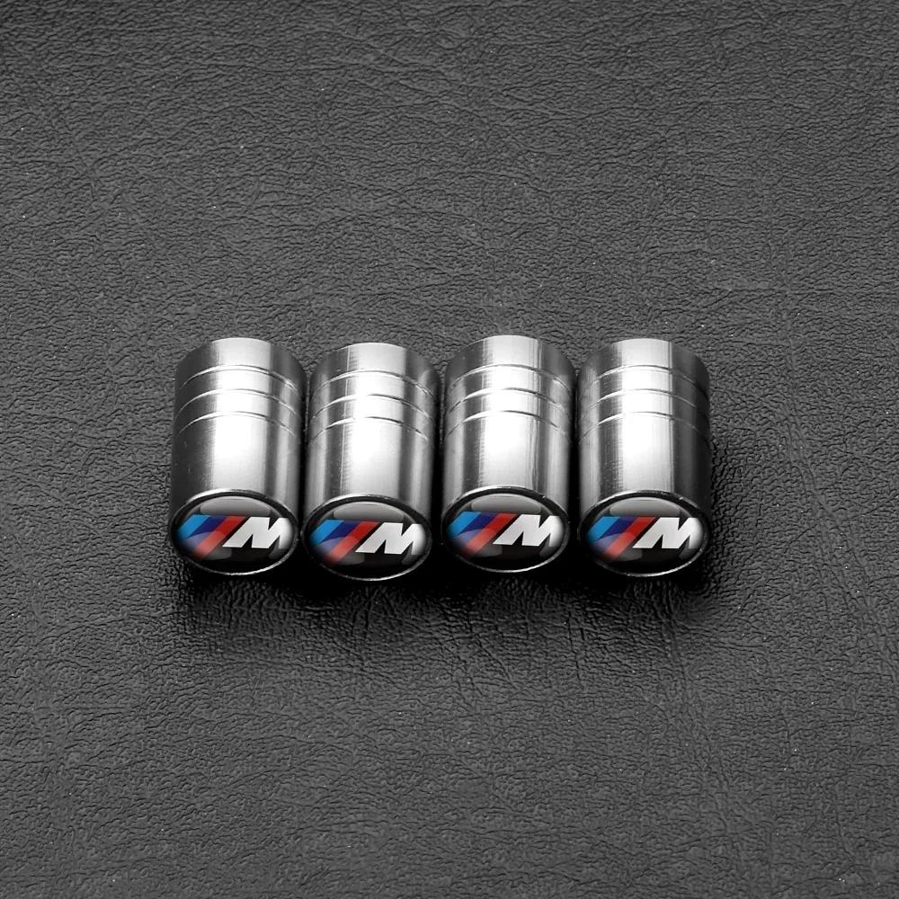 BGLX7 Car Sticker New For BMW 4p Automobile hub tire valve cap BMW M logo cover M3 M5 F10 F30 F20 E30 E34 E36 E39 E46 E91 x1 x2 x3 x5