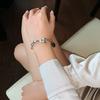 Exaggerated Bow Necklace Full of Diamonds Elegant Butterfly Bracelet Open Bangle with Micro Inlaid Design