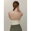 Fairy Hanging Neck Strap Backless Fitness Yoga Bra Women Sexy Tight Wrap Sports Top Vest Korean Style Elastic