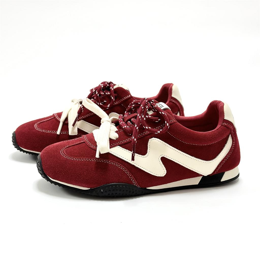 This year's popular retro niche red German training shoes women's autumn style college style light sports Forrest Gump shoes casual board shoes