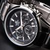 Casio EDIFICE Series Simple Casual Fashion Analog Watch Quartz Movement Japanese and Korean Watch Men's Watch Black Dial EFR-527D-1AV