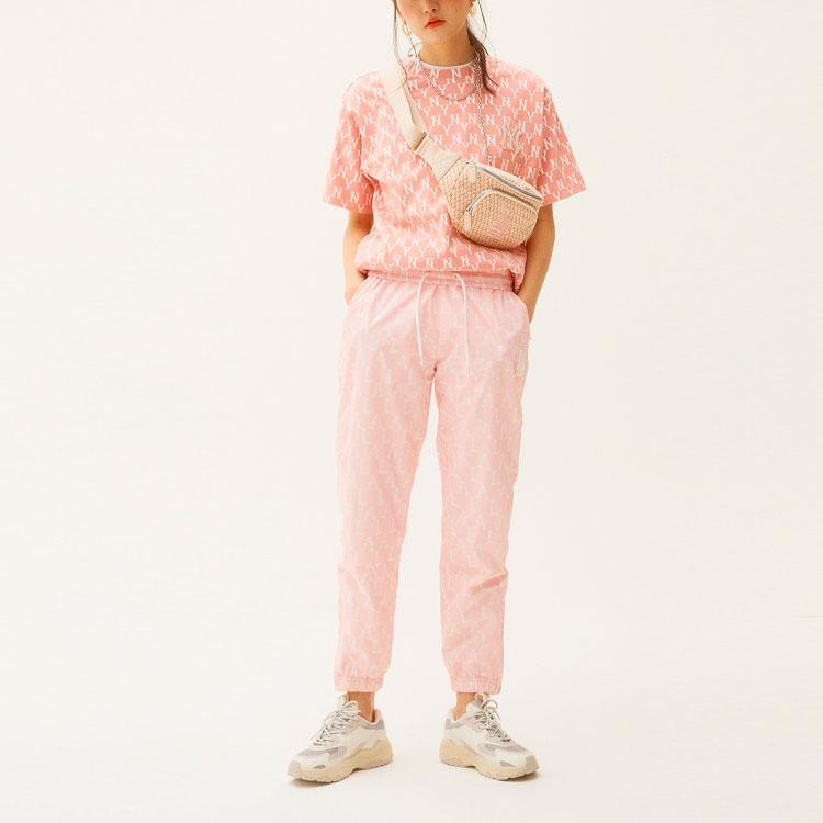 New MLB Set In Sleeve T Shirt Unisex Light Pink 31TSM1131-50P