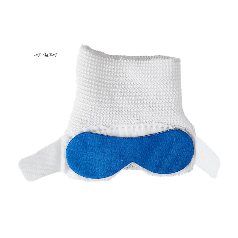 Maschera per Occhi Fototerapia Neonato Anti-Luce Blu Protezione Solare Copriocchi Protettivo per Neonati Bambino Comodo Cuscinetto Oculare Regolabile