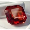 Beautiful Natural Mexican Fire Opal 21-22 Ct Asscher Cut Certified Gemstone