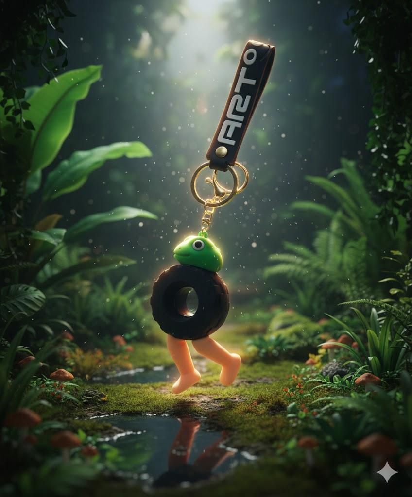 

Брелок Бонека амбалабу Итальянские брейнрот мемы Boneca Ambulabu фигурка игрушка для ключей, рюкзака, сумки 6 см 6 зелений