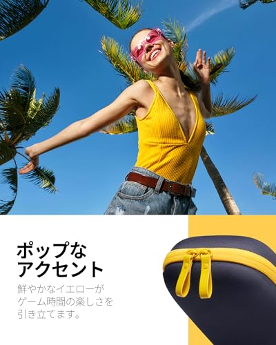 Spigen Switch 2 (2025) Carrying Pouch with 5 Pockets, Holds 6 Game Cards, and Shoulder Strap, NanoPop Pro Case (AGP09565) (Blueberry Navy)