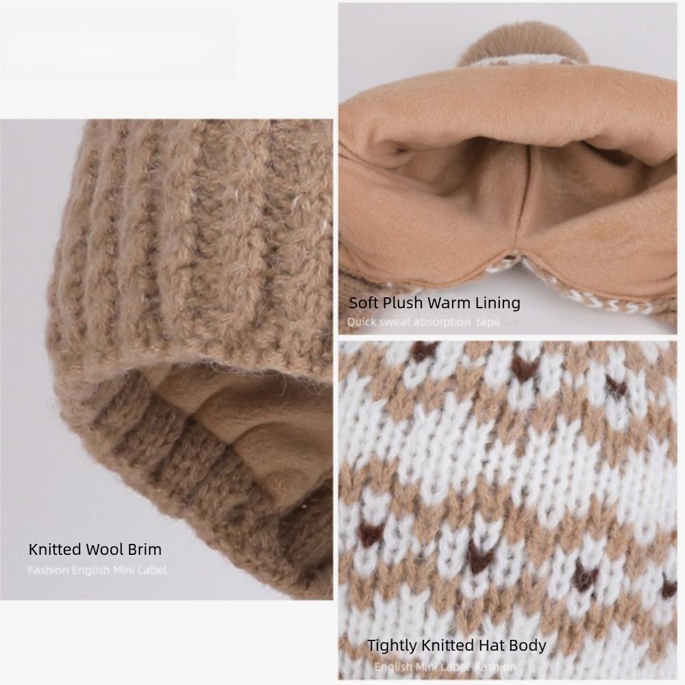 Cold Protection Ear Protection Hat Windproof Warm Hat Casual Pullover Cap Outdoor Sports