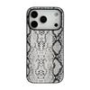 Custodia iPhone 11 in Fibra di Carbonio con Stampa Serpente di Alta Qualità e Adesivo Pelle di Leopardo