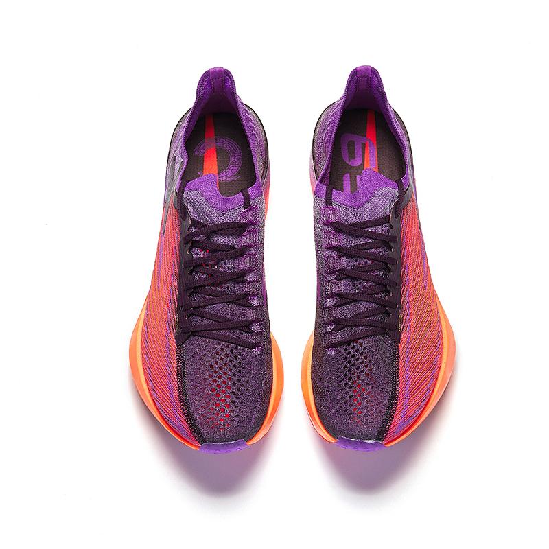 Anta C202 G9 Charge Comfortable Simple Shock Absorption Non-Slip Wear-Resistant Low-Top Casual Running Shoes Women Sneaker Orange Purple 122445573-3