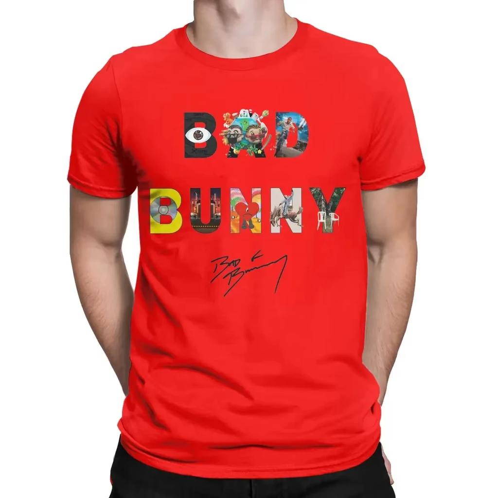 Hombres de todas las estaciones Bad Bunny DeBi TiRAR MaS FOToS Nuevo Álbum Top de Algodón Camiseta Alta calidad cómoda holgada novedad Camiseta
