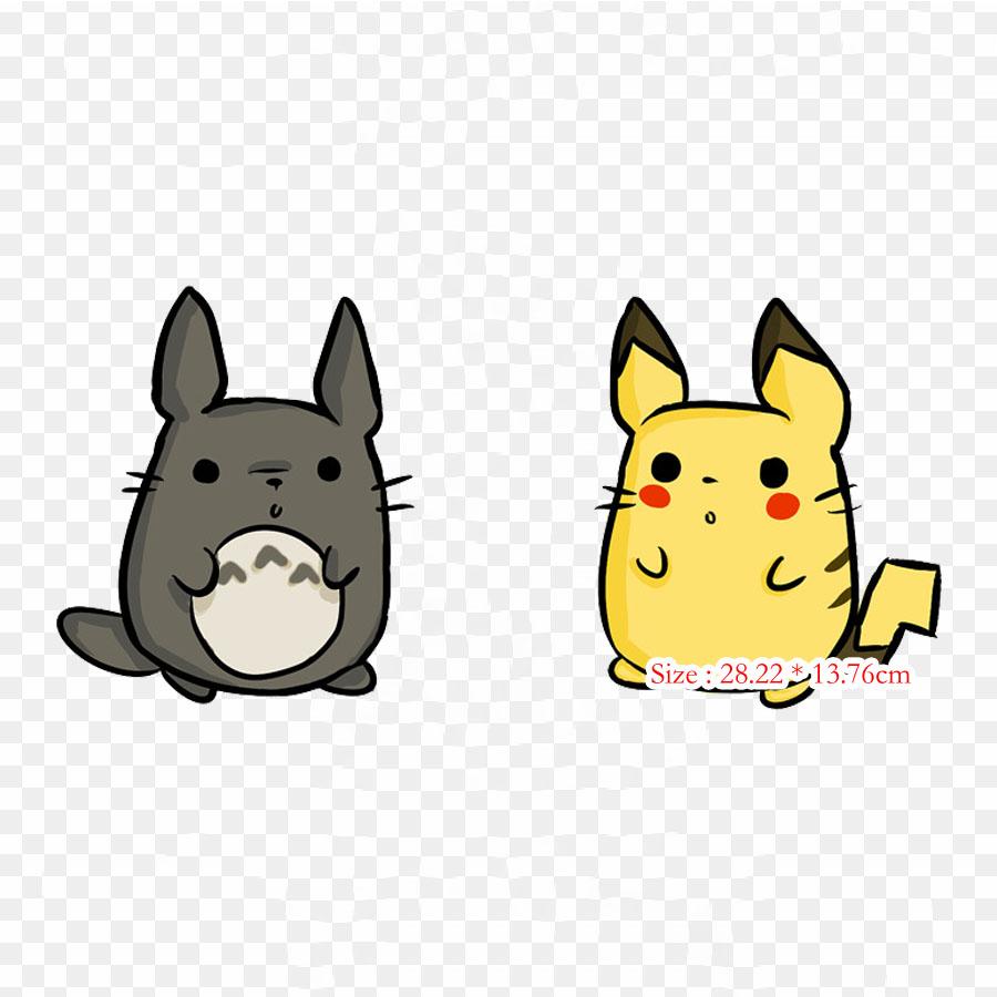 Susuwatari Ghibli Museum Iron On Patches For Clothing Applique Stickers On Clothes Heat-Sensitive Custom Patch