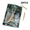 20ST Karpfiske Tillbehör Anti Tangle ärmar Line Aligner Camo Brown Hook Sleeve för karp rigg hår Ronnie rig tackle