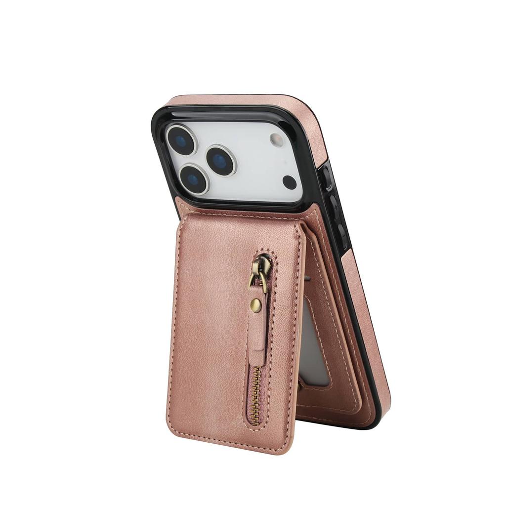 Magnetic 2-in-1 Detachable Wallet Case for iPhone 17 Pro Max/Air/17 Pro, Flip Kickstand Cover with Card Holder for Women Men