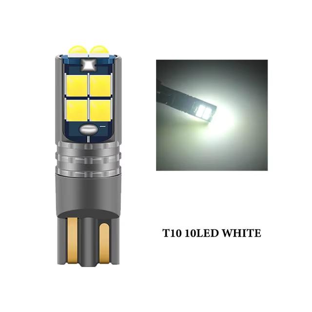 1x T10 W5W LED Canbus 12V 24V Led Bulbs 10SMD 194 168 Auto Car Interior Light Plate Dome Reading Lamp Clearance Light