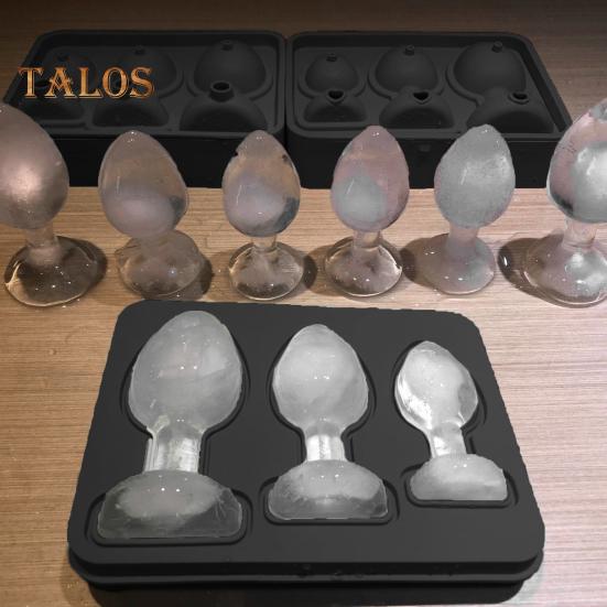 Eiswürfelform aus Silikon, neuartige Form, Eiswürfelbereiter, Streichgeschenk für Erwachsene, Partyzubehör für Whisky, Cocktails, Getränke, Brandy, Saft