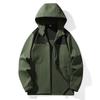 New Autumn and Winter Outdoor Soft Shell Jacket Fleece Thickened Windproof Waterproof Warm Jacket Sports Jacket Baseball Jacket