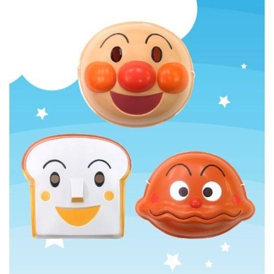 And Currypanman Mask Set Set with Fun Goods Anpanman, Shokupanman, (3 Types) [Let's Go! Anmanpan] / (Paper Balloons)