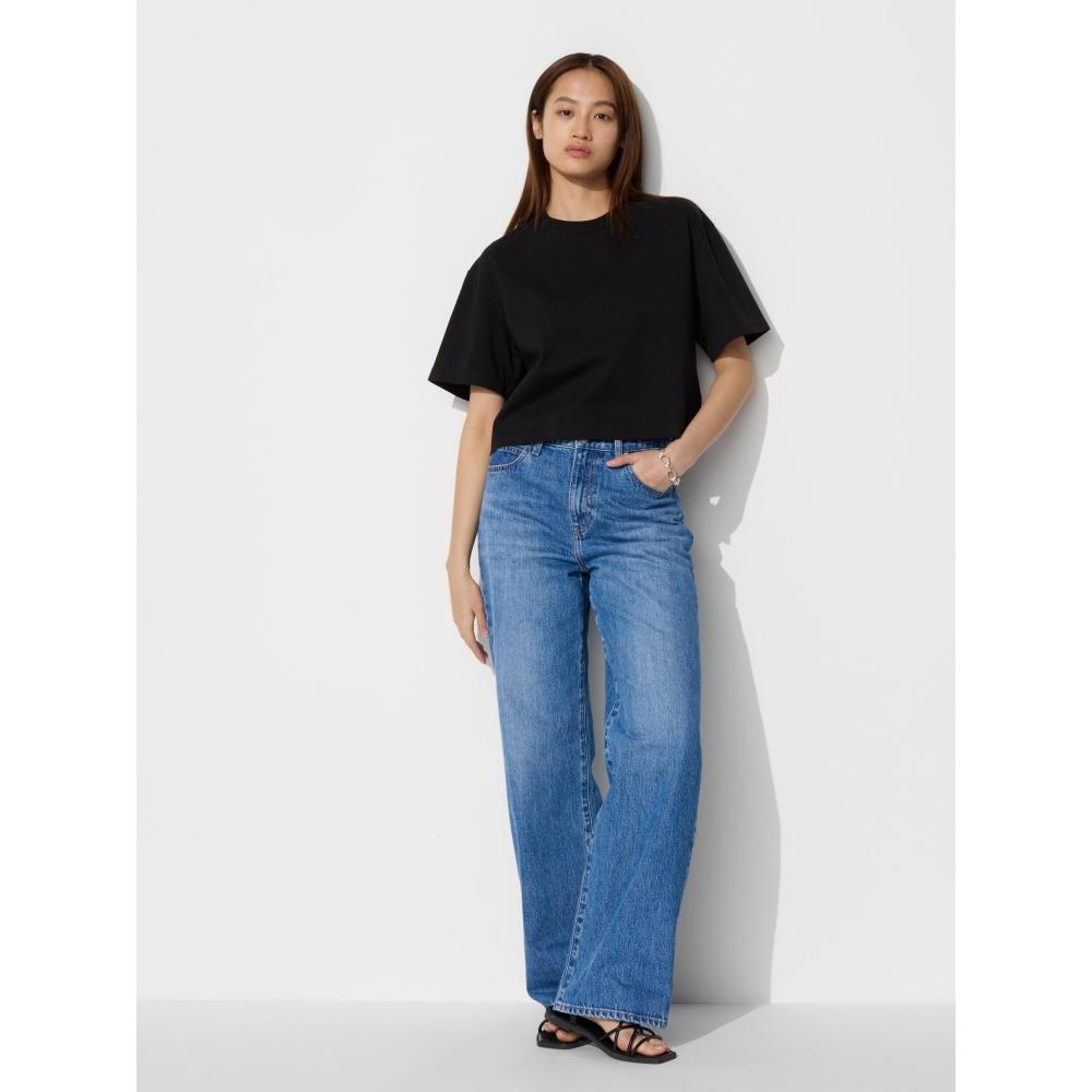 Uniqlo Japan Wide Straight Jeans Long