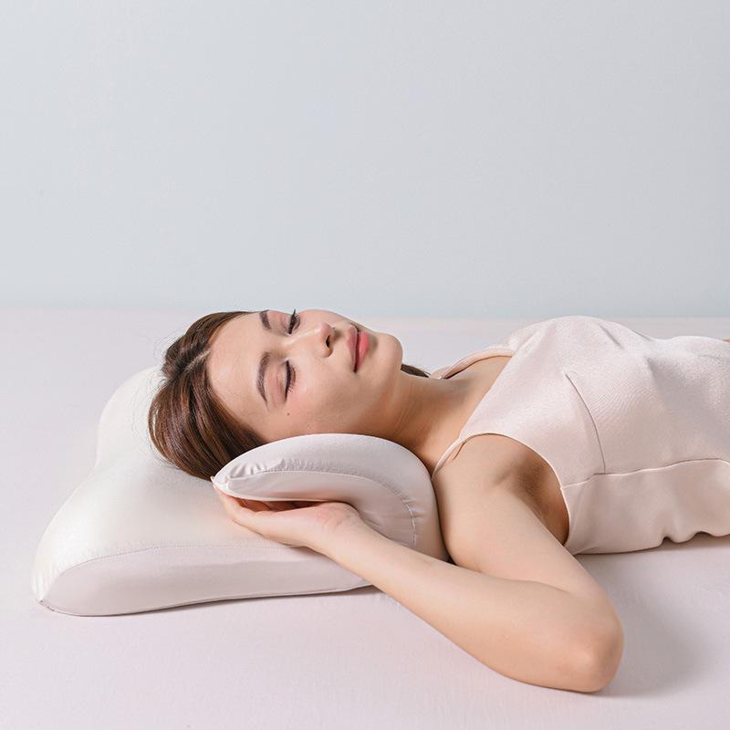 Seamless Deep Sleep Neck Pillow - Zero Pressure, Slow Rebound, Side Sleeper, Cervical Support, Washable.