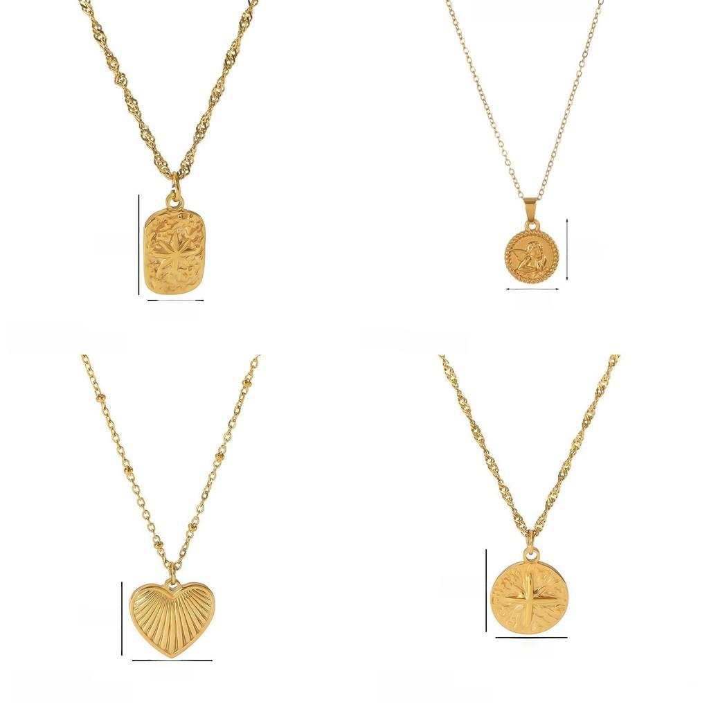 Style Star Shape Titanium Steel Pendant Necklace For Men And Women