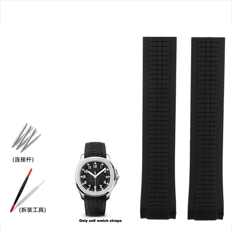 

Мягкий и эластичный силиконовый ремешок для часов Patek Philippe 5167R Grenade Aquanaut Series 21 мм 21mm