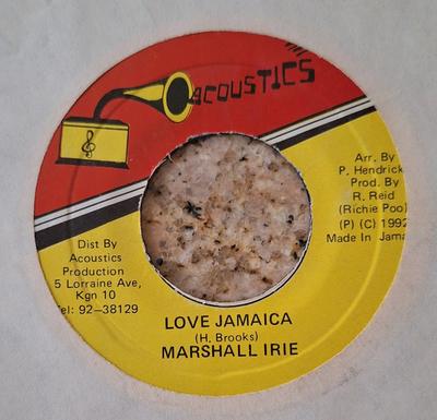 7-Zoll Schallplatte MARSHALL IRIE - Love Jamaica NONE Acoustics Japan Reggae, Ska & Dub Gebraucht