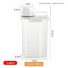 Plastic Food Storage Containers With Sealed Lids And Measuring Cup For Kitchen Rice Cereal Dry Food