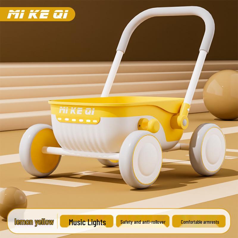 Multifunctionele Baby Loopwagen Kinderwagen voor 1-2 Jarigen - Peuter Hand Duw Speelgoed Auto Verjaardagscadeau