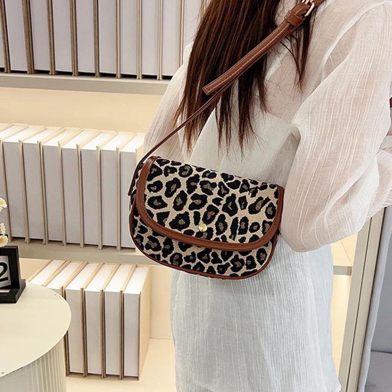 Retro Flowers Pattern Bags Simple Style Designer Women Shoulder & Crossbody Bags Small High Quality Handbags Purses