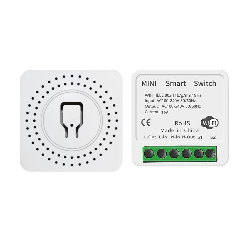 Graffiti Smart Voice-Controlled Mini WiFi On/Off Switch with Hidden App Control