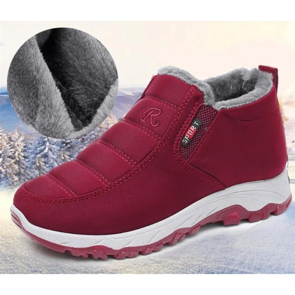Women's Boots Unisex Winter Shoes Women Waterproof Snow Boots Female Slip On Casual Shoe Plush Footwear Men's Ankle Botas