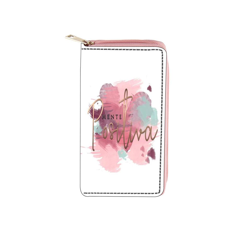 Women's Wallet Color Cloud Wallet Digital Long Zipper Wallet Wallet Wallet