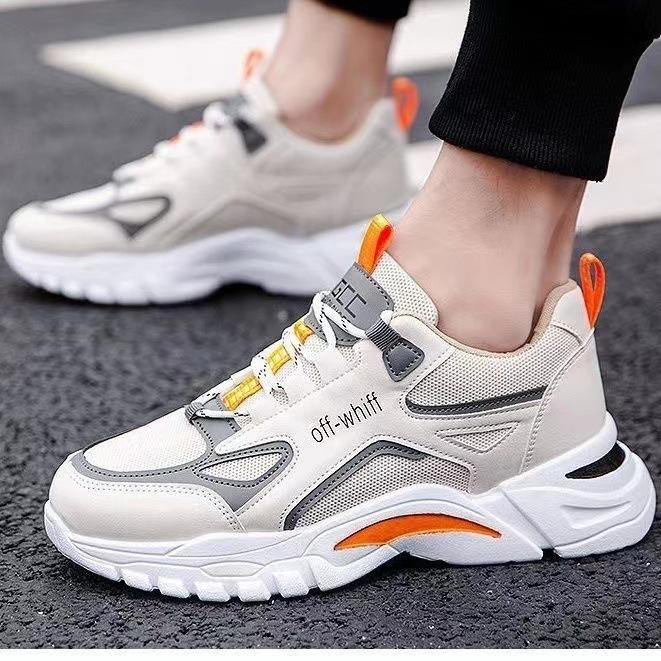 Nové trendy letní boty pro muže ležérní boty se silnou podrážkou trendy tátovy boty prodyšné běžecké síťované sportovní boty pro muže