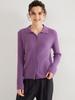 Women's Polo Neck Cashmere Sweater Cardigan - Autumn/Winter Fashionable, Versatile, Warm Knitwear.